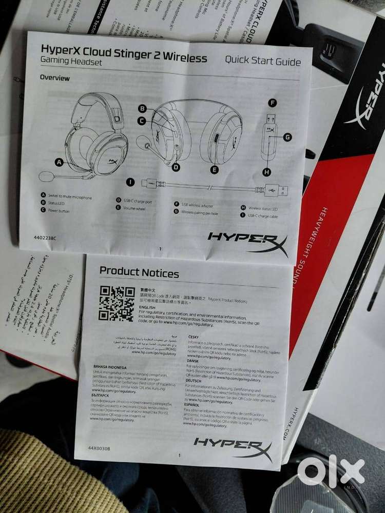 HyperX Cloud Stinger 2 Wireless Premium Gaming HEADPHONESin