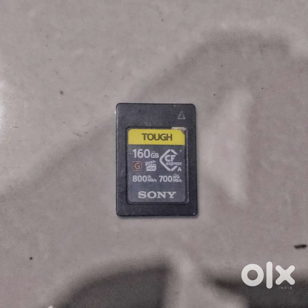 The Sony Tough 160GB G CFExpress Card