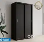 Khwaja furniture.  Sliding Door wardrobe.  Bajaj finance available.