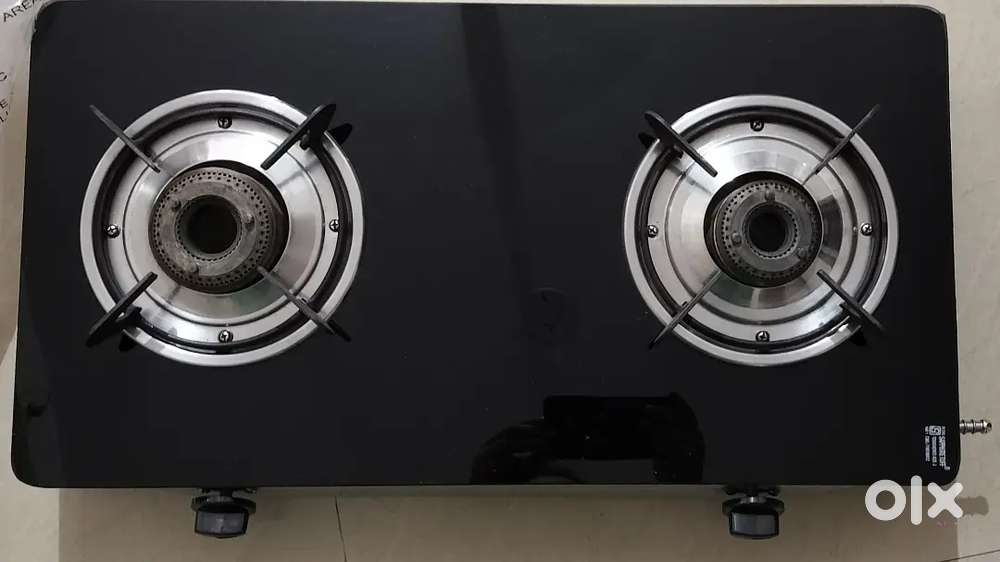 2 burners glass top Gas stove