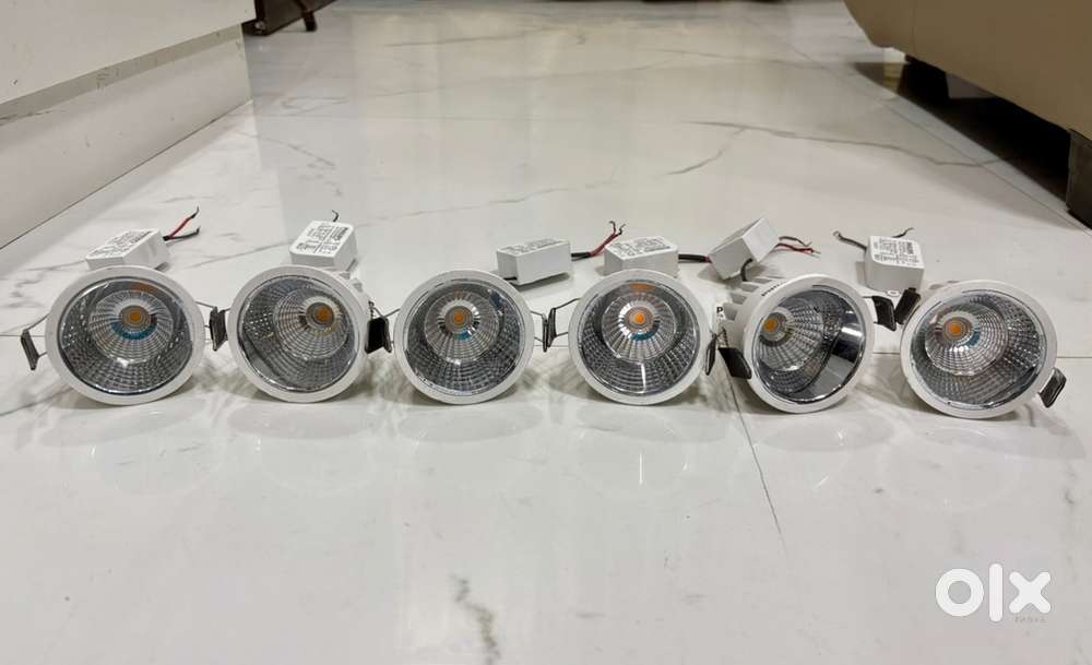 Phillips 7w Deco COB crome light 6 pieces