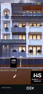 North Facing 3BHK Floor on Main Road