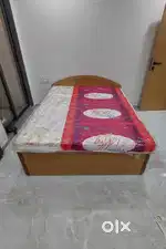 DOUBLE BED WITH MATTRESS.