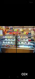 2 Bakery fancy display  counter 4 fit , front open