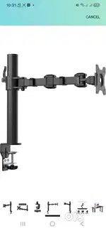 Monitor stand - Height adjustable