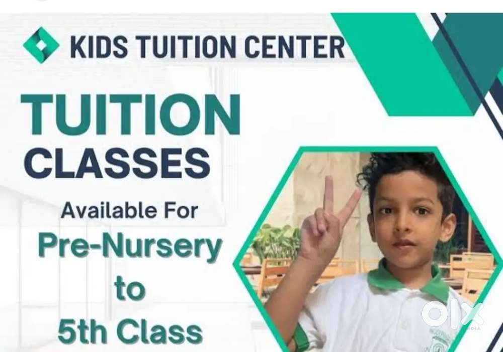 Nursery to 5th class tution available Here.