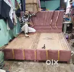 A doubles bed 6 by 6