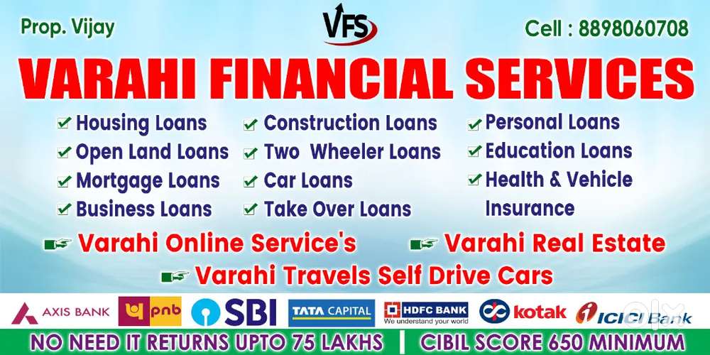 Field Excutives male/female loans finance office commission base Ap&ts