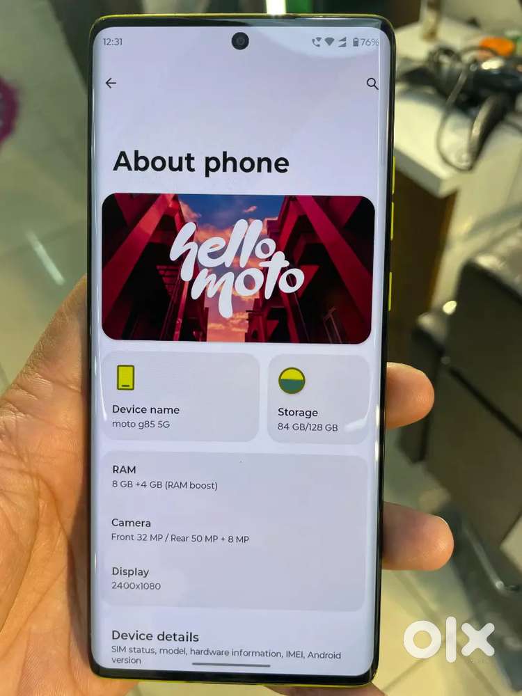 Moto g85 8 gb ram 128 gb
