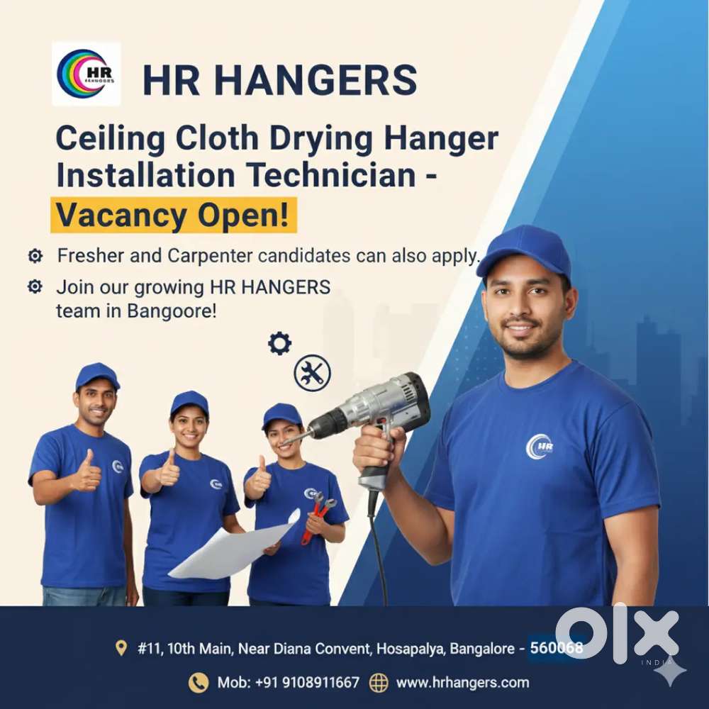 Ceiling Clothes Drying Hanger Installation Technician