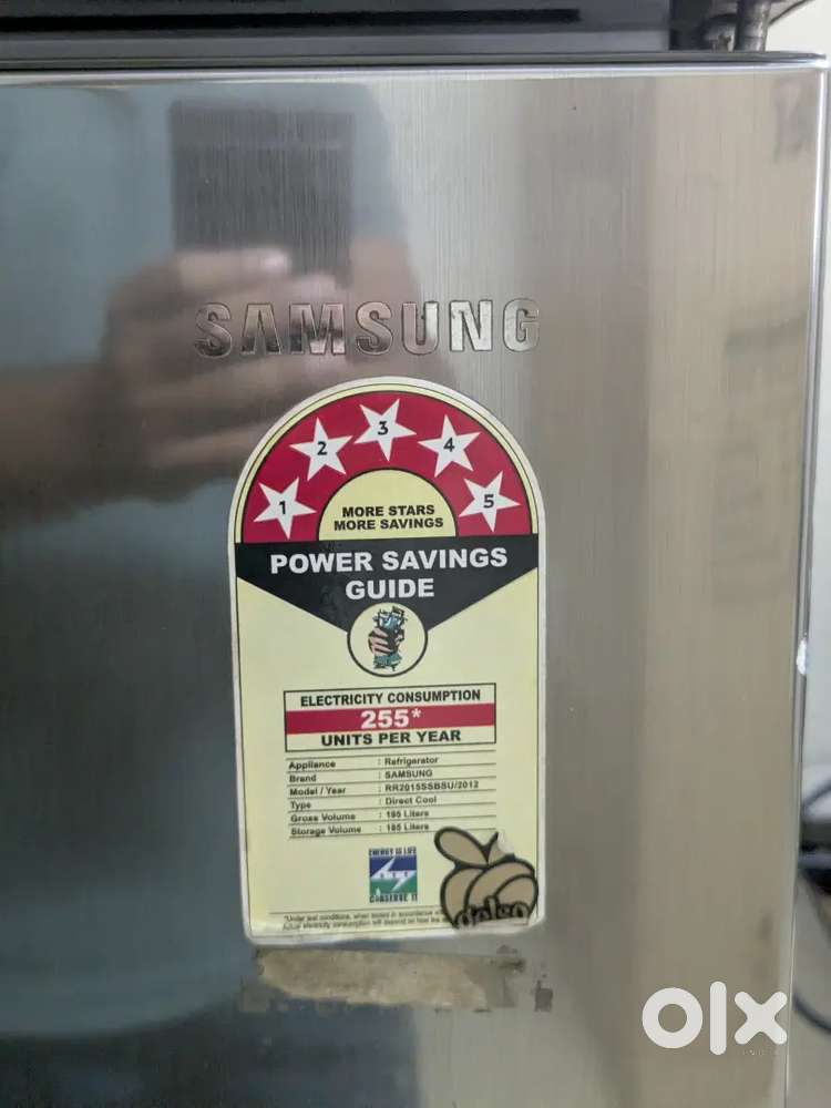 Samsung 195L 5 Star Refrigerator–Excellent Condition& Energy Efficient
