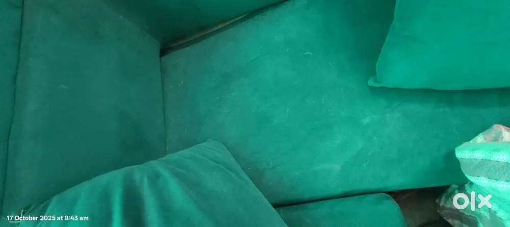 For sale L shape sofa with center table