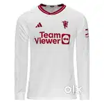 addidas Men's White Manchester United 23/24 Long Sleeve Third