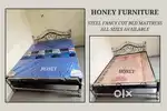 Bed and Wardrobes, Steel cot beds Sales - Mattress