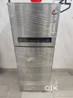 I'd889 whirlpool 6 sense steel finish double door fridge 280 ltr