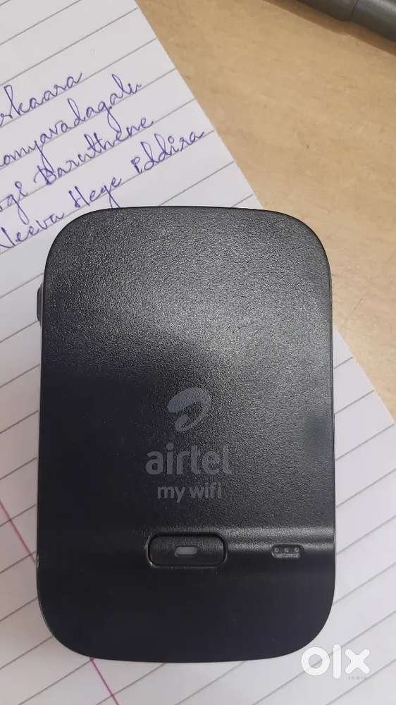 Airtel my wifi dongle, no sim, type B charger cable included