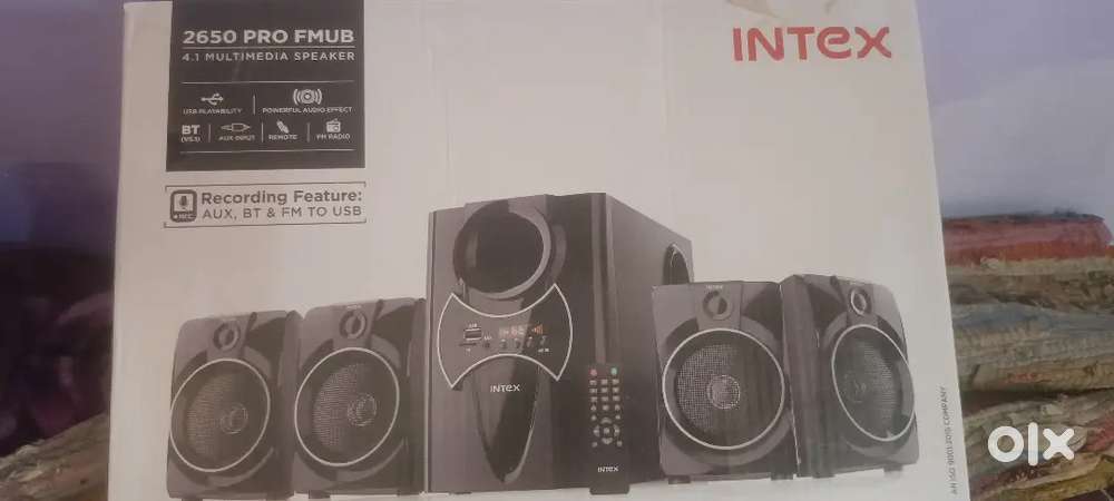 Iam selling my brand new intex home theatre