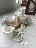 Multipurpose food processor with all accessories 10-12 attachments.