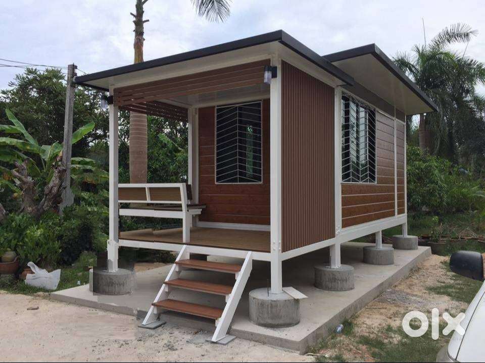 (Portable house) Prefab home -Farmhouse (Wooden House) porta cabin