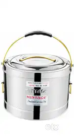 Unused steel hot container