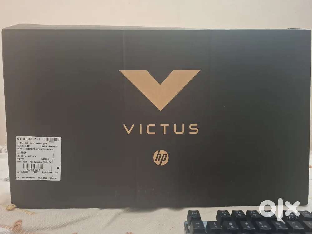 HP victus laptop blue colour.