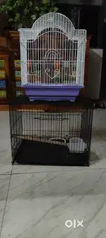 2 BIRD CAGES