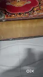 Wooden double bed