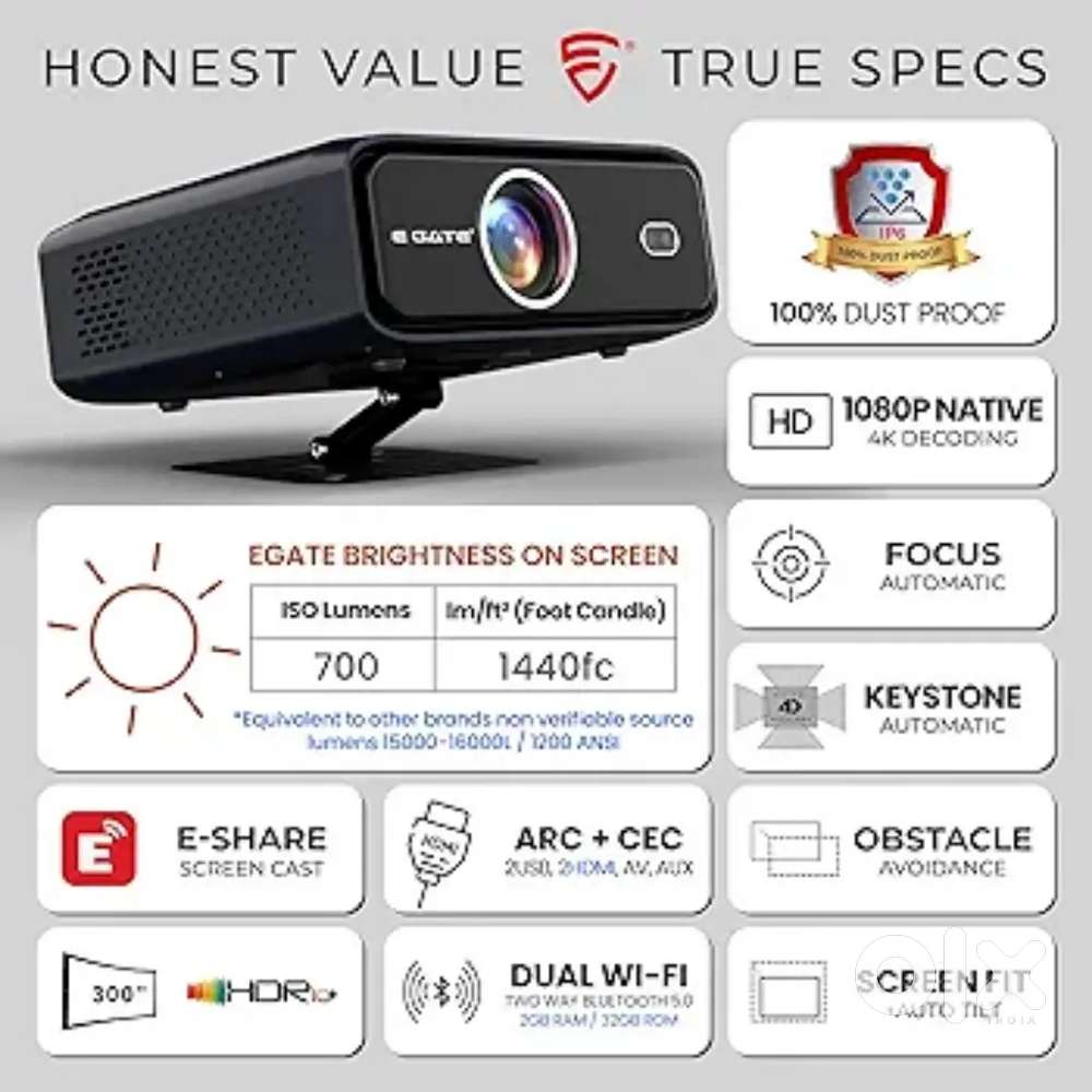 Projector 4k smart