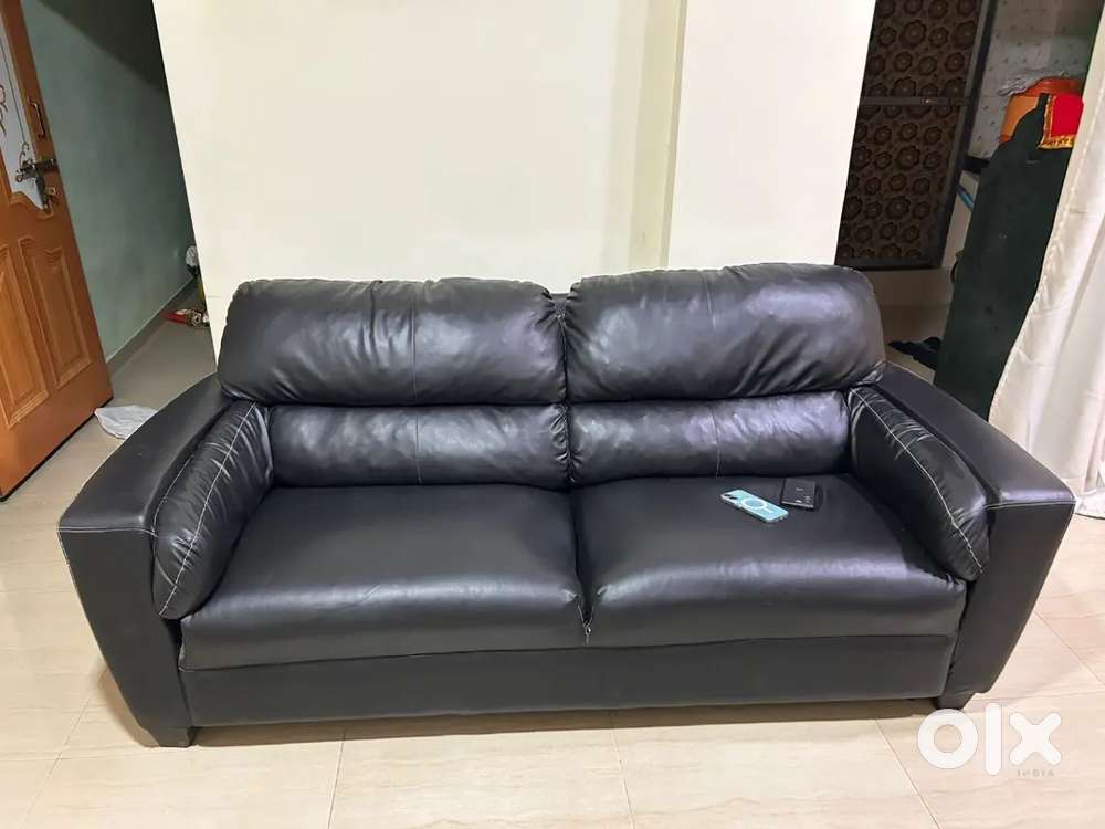 leather sofa