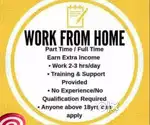 Job opportunity part time work work form home/ message me