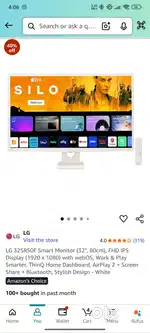 LG smart monitor 32 inch
