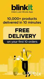 BLINK IT Delivery JOB AVAILABLE | 15K+ PER month