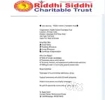 Riddhi siddhi charitable trust Ngo work