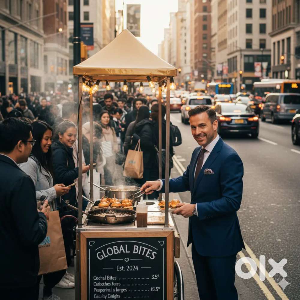 Food seller , Accomodation Available , little knowledge need food make