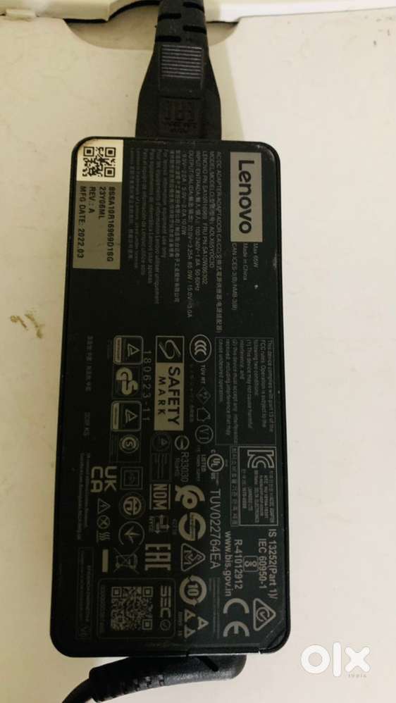 Lenovo laptop C type chareger