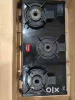 Prestige Svachh Glass Top Gas Stove (3 Burners) with Liftable Burners