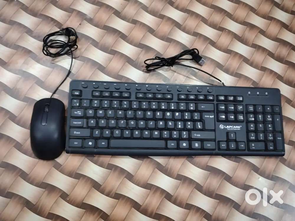Lapcare Wired Keyboard & Mouse Combo – USB, Smooth Performance