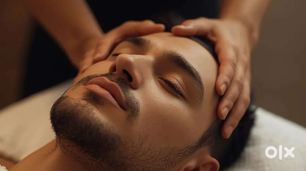 Mens massage therapist