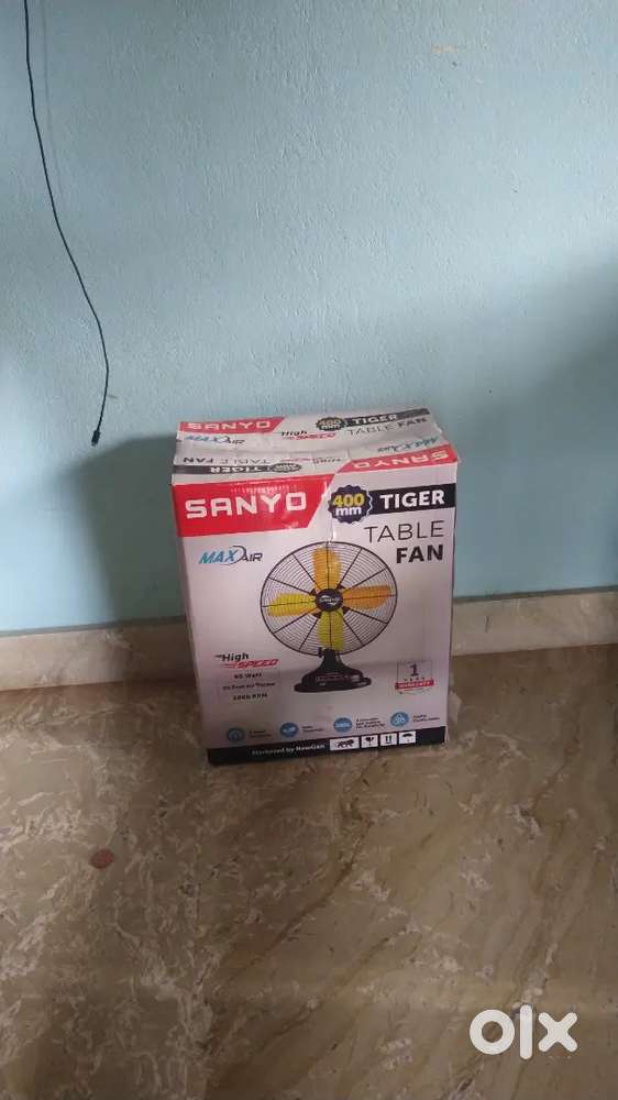 Table fan new.. Not open