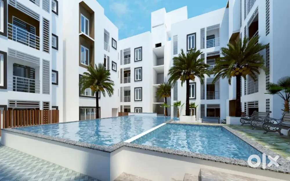 Semi furnished 2bhk apartment for rent,  @ neelambur