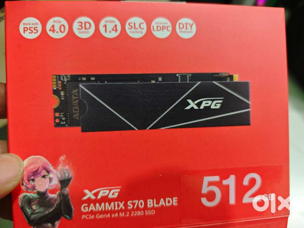 XPG S70 BLADE PCIE-4 WITH Invoice & 5 year waranty Speed 7500MBPS