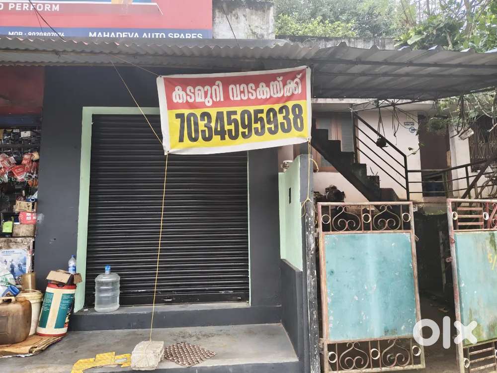 Shop space near vellanad for rent