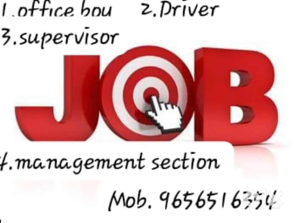 Office boy/superviser/driver