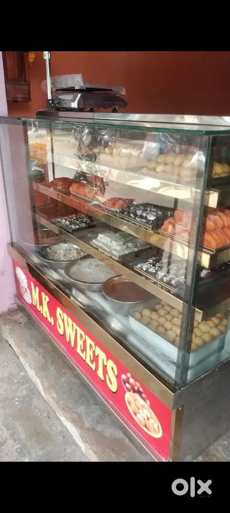 Cake / Sweets. Display freezer
