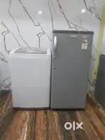 LG top load fully automatic washing machine and refrigerator 695%