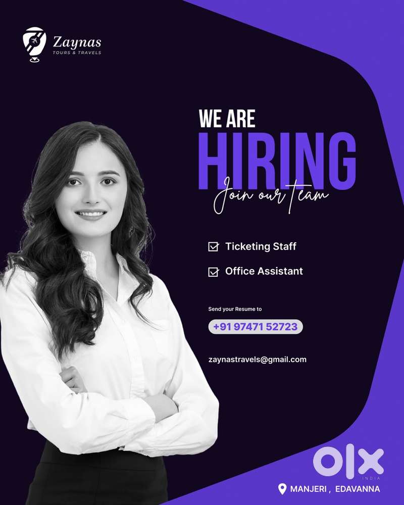 Ticketing Staff and Accoontant trainee