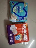 Pampers and Huggies  NB/XS size diaper