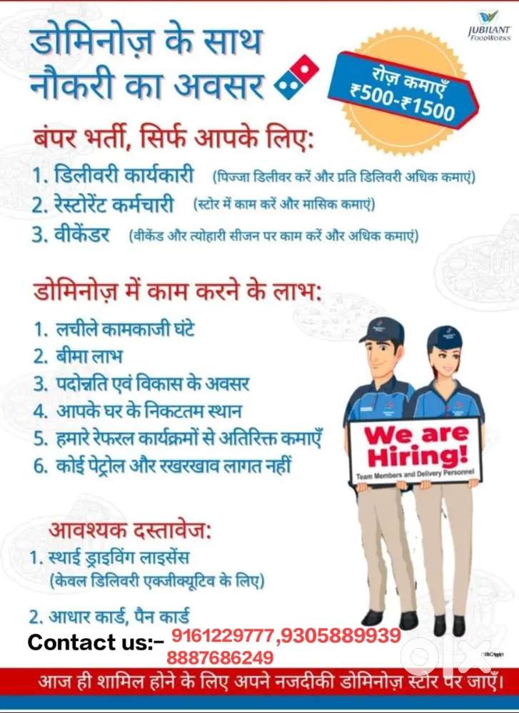 Domino's delivery partner