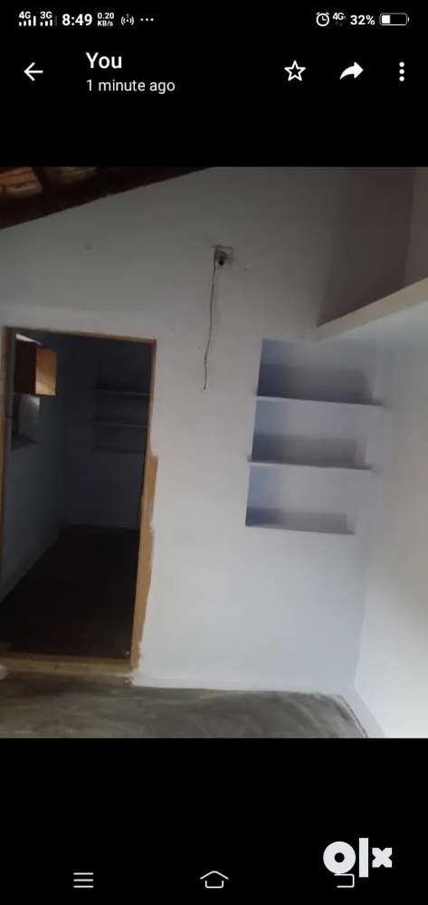 One bedroom and kitchen tile(ஒட்டு வீடு)for rent