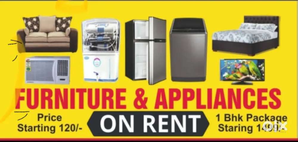 Furniture appliances on rent